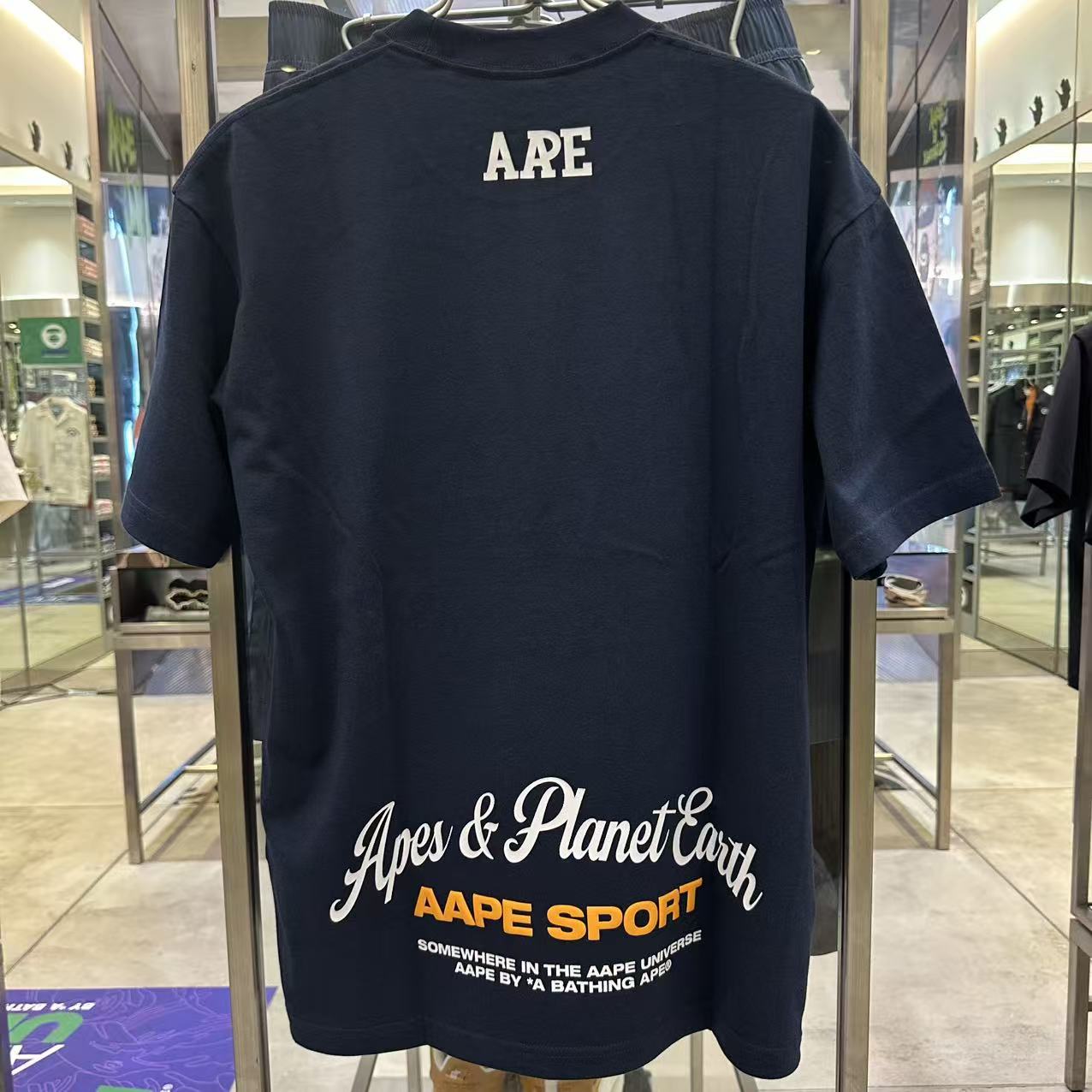 AAPE Relaxed fit AAPEUNVS graphic tee (1855) 寬鬆版