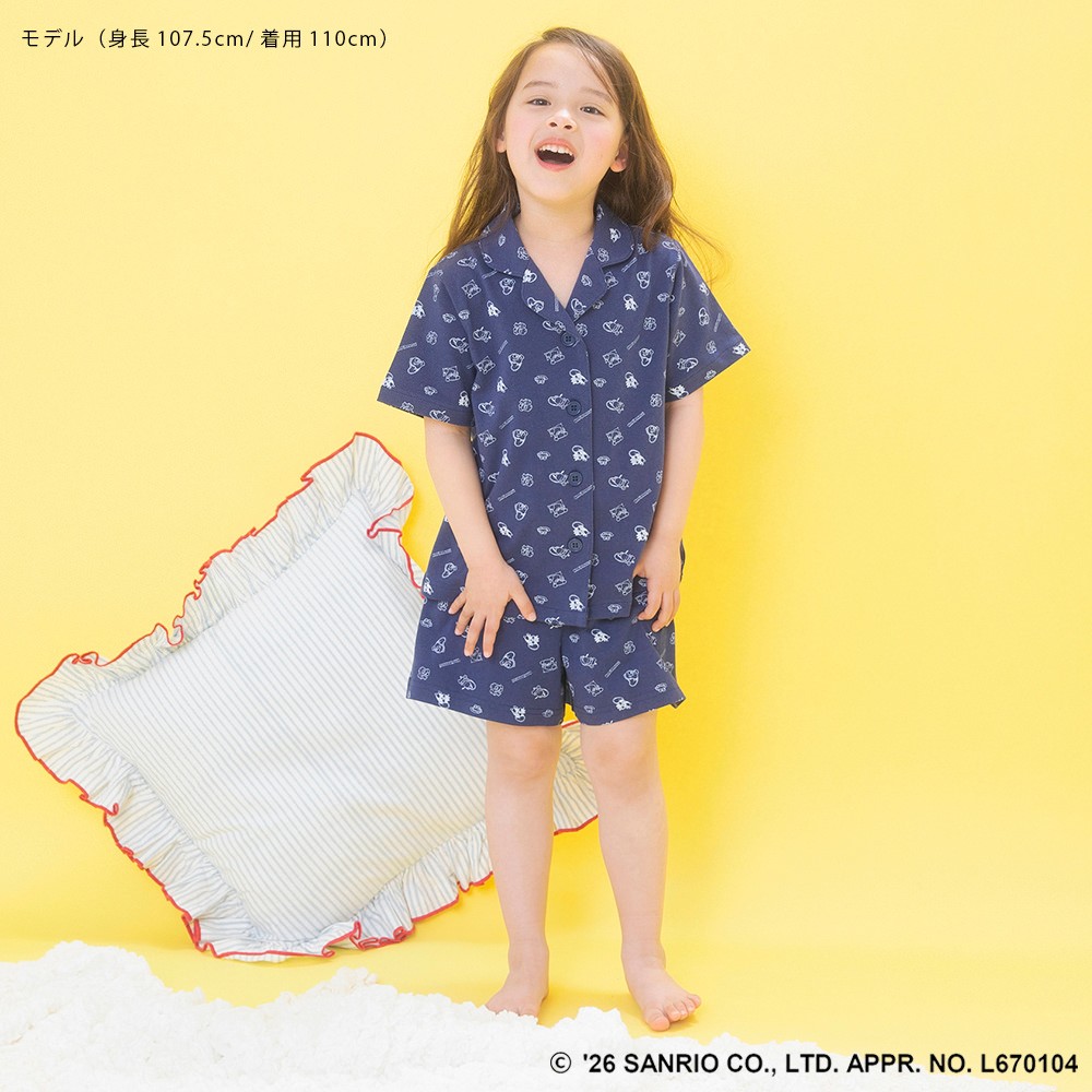 🆕【⭐訂購⭐】🌀 🇯🇵 日本直送 #Sanrio 全身印花 開胸 家居服套裝［2款選］🌀 [ELDA-0059][260421]