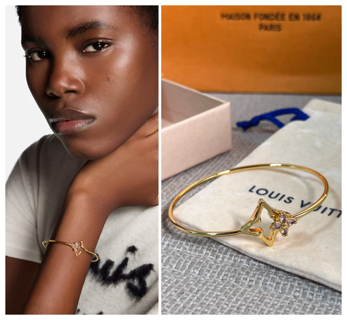 LV FLOWERGRAM STRASS 手镯