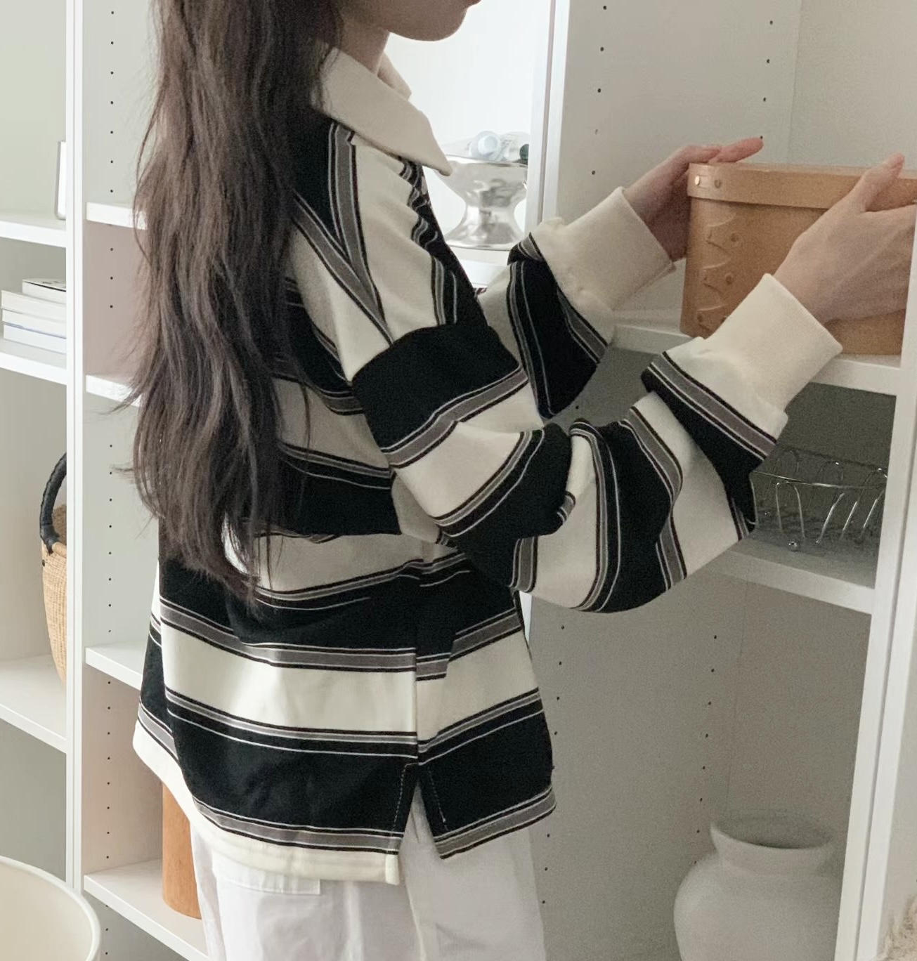 🍂Fall Pre order🍂 橫間Polo領Top