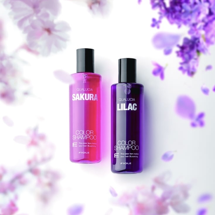 FIOLE QUALUCIA Sakura Color Shampoo 新世代補色去黃洗頭水-櫻花粉 250ml 