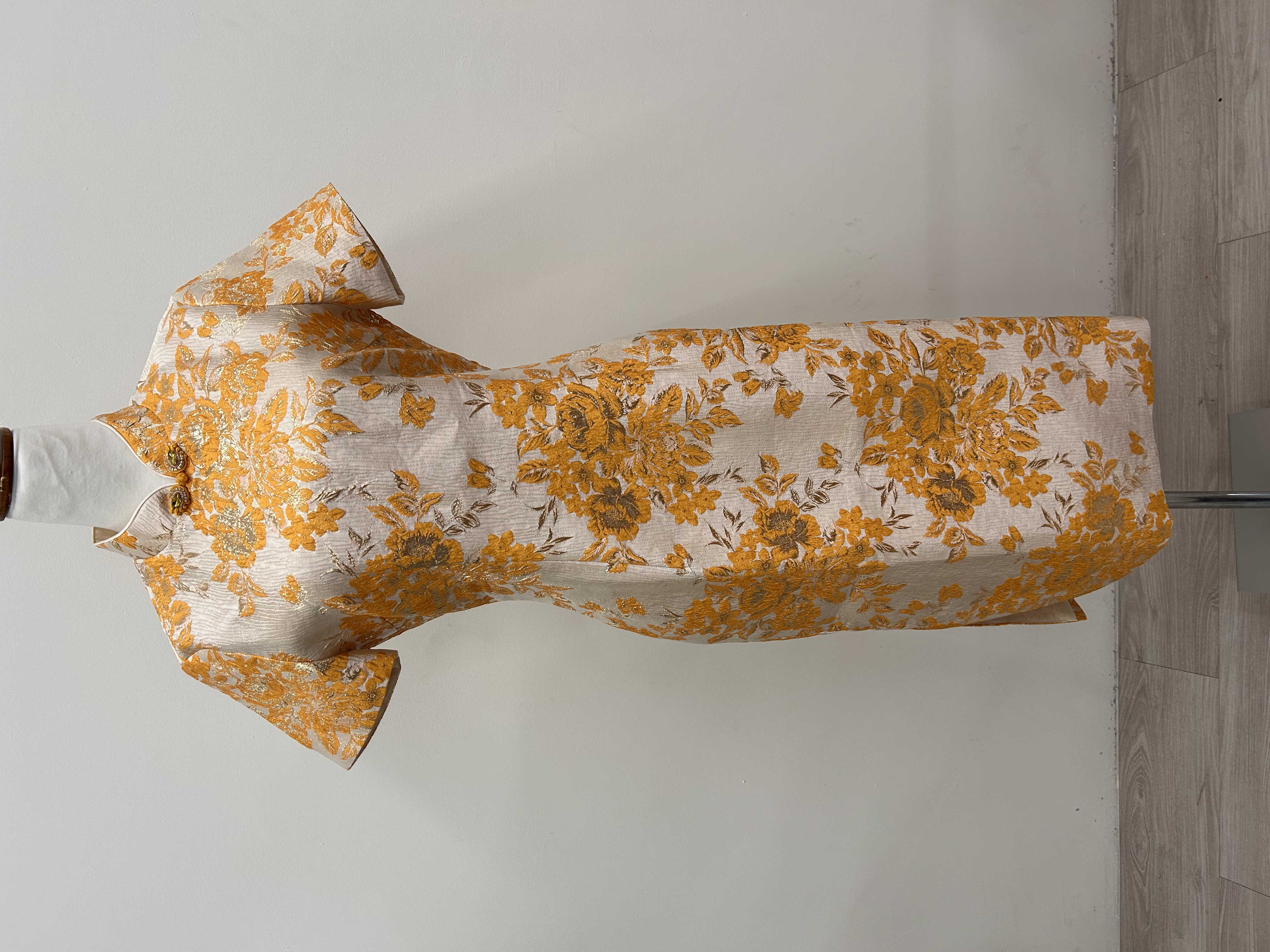 566.WB Embroidered Sleeve Qipao