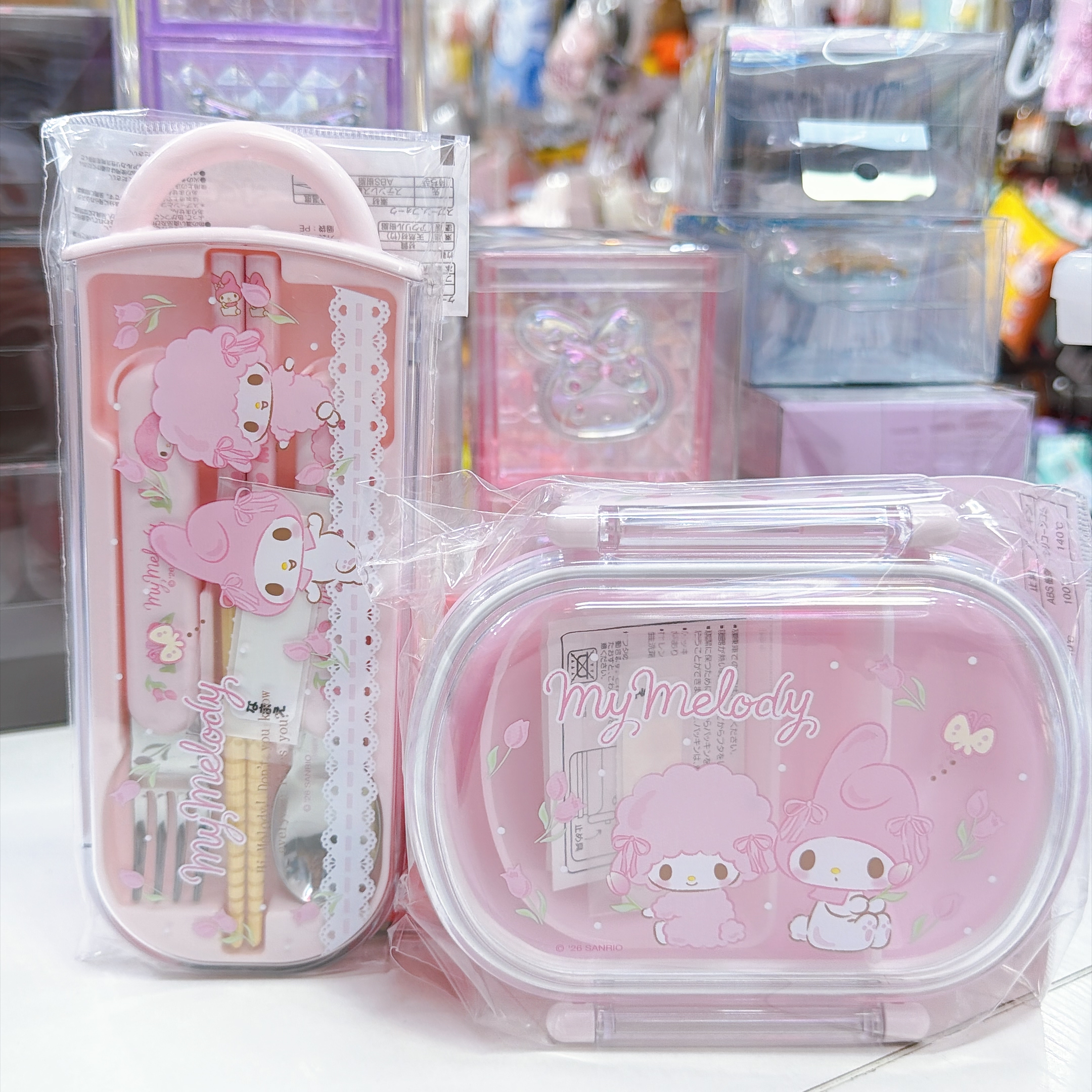 日本直送日本製造Sanrio 360毫升餐盒/餐具套裝