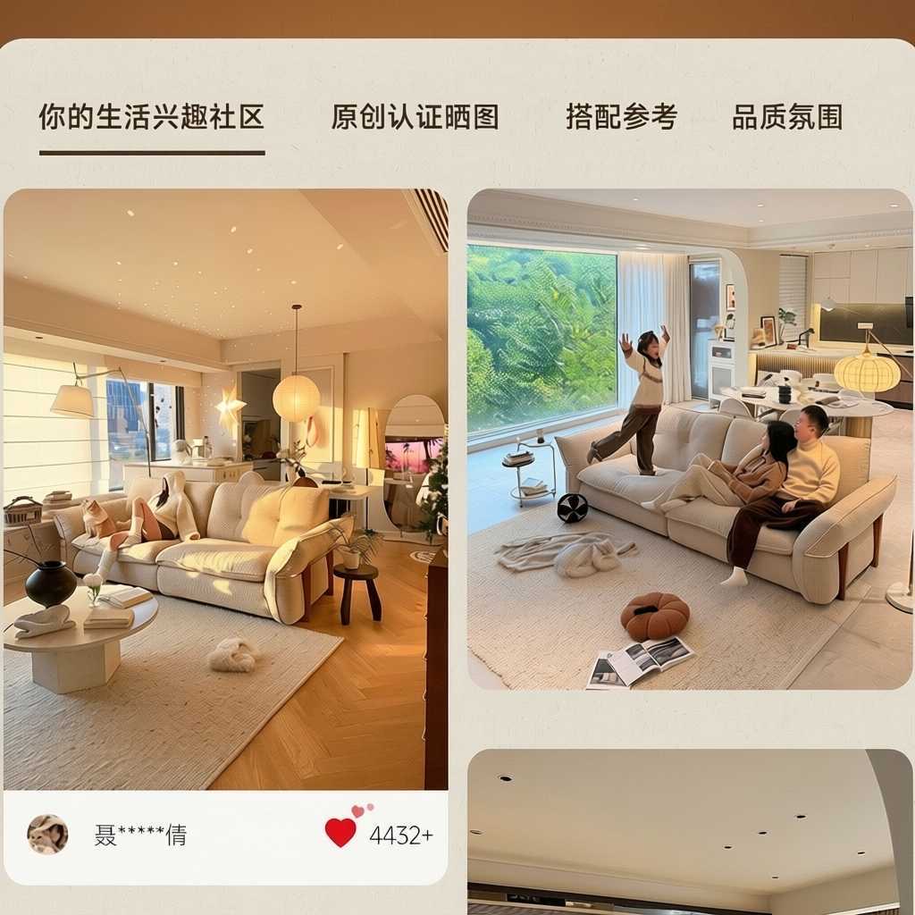 中古風雪尼爾家居客廳可全拆洗高級實木直排梳化 高質感Sofa