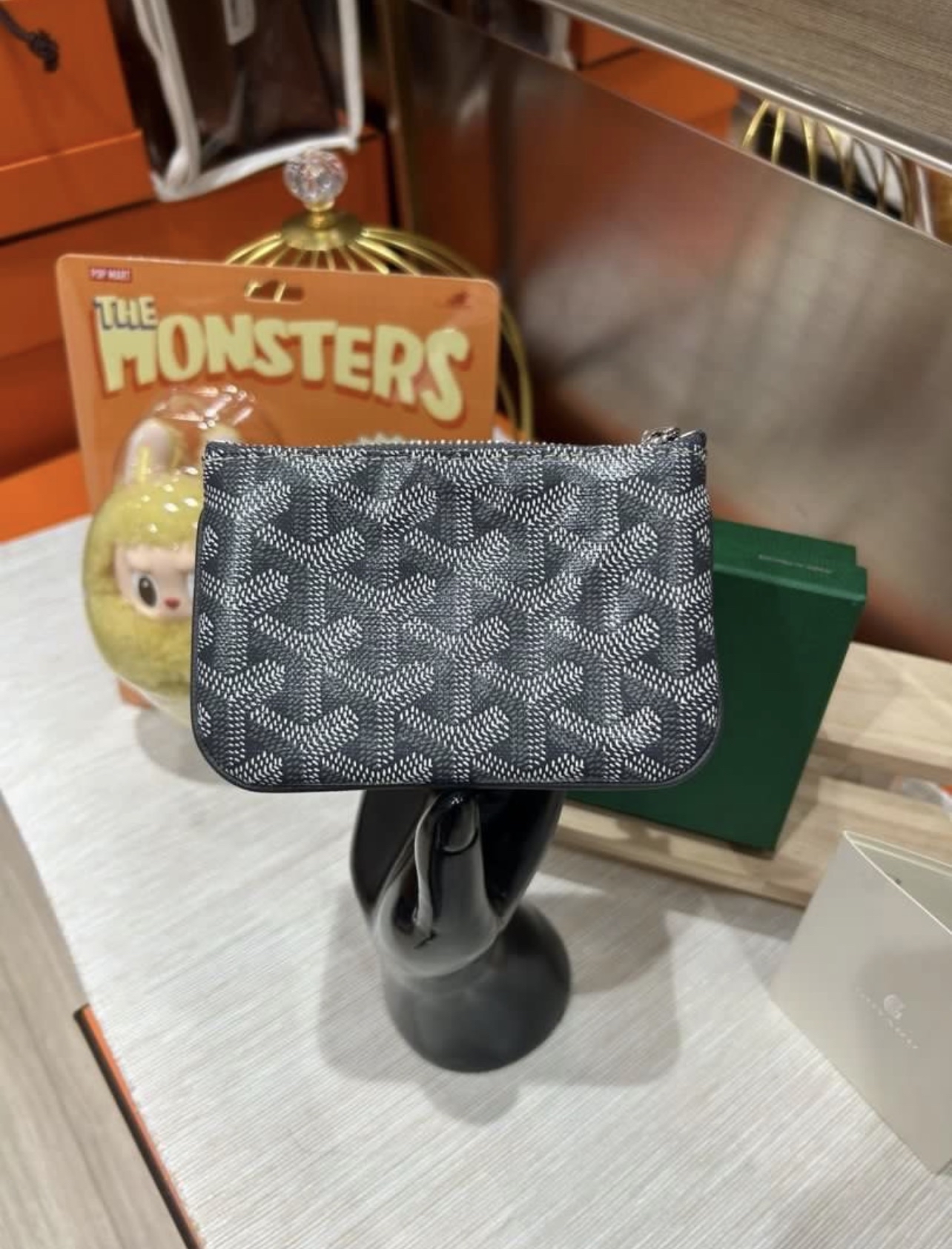 Goyard Coin Purse Small Pouch Grey 100%Authentic, 99%New ✅香港專門店收據✅Box
