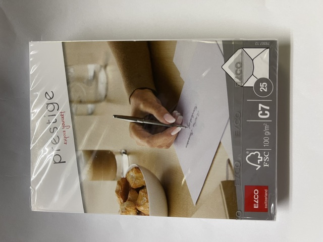 ELCO 瑞士艾奥柯牌 Prestige 系列 A7 咭紙連信封套装