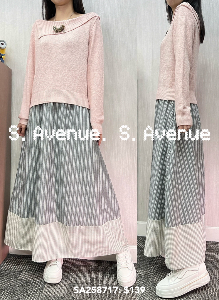 SA258717: 長袖反領糖果色薄冷top