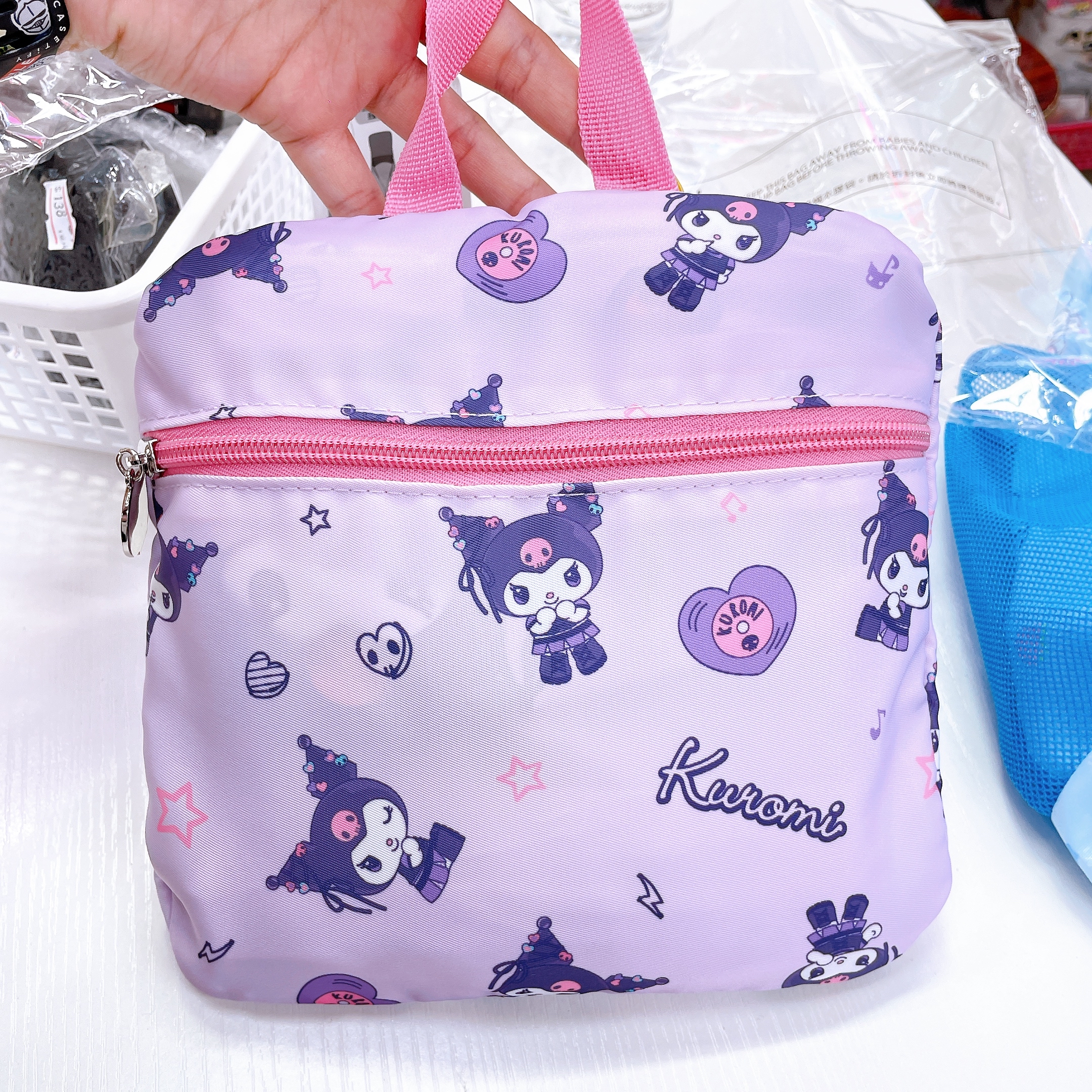 原裝行貨Sanrio Kurumi肉桂狗超實用可摺疊背囊 去旅行用一流