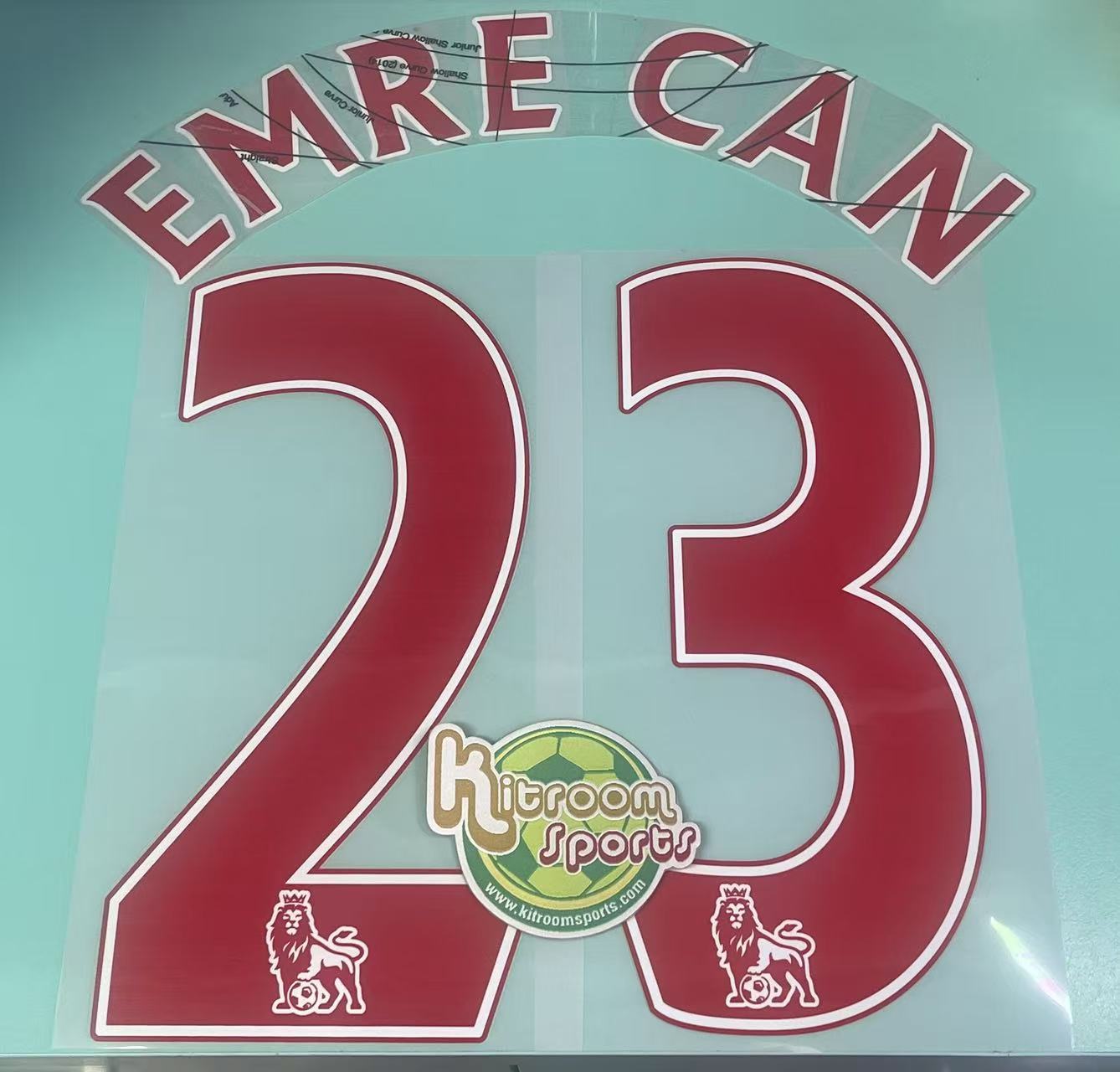 2014-16 Liverpool Away EPL Nameset #23 EMRE CAN