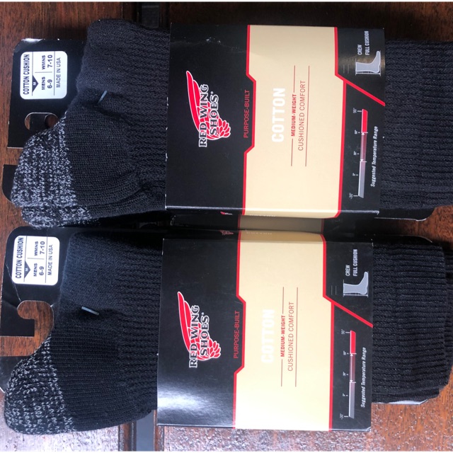 Red Wing Sock Medium Weight Crew freesize Stokin Kerja dari US