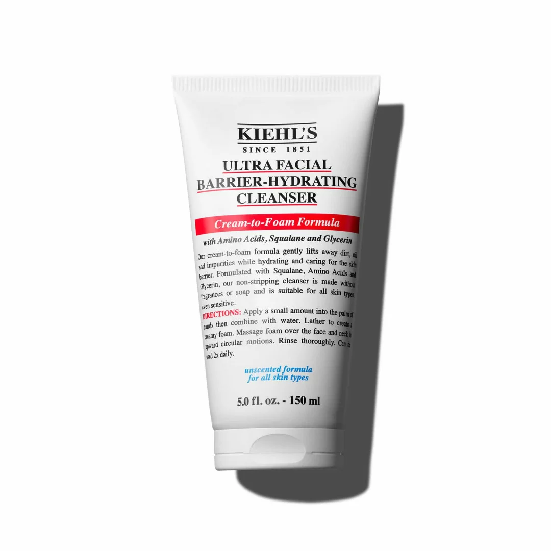 Kiehl's 契爾氏 特效保濕屏障潔面乳 150ml | 神神經醯胺修復屏障、燕麥舒緩泛紅、敏感受損肌專用