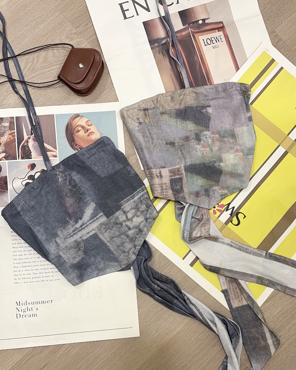 TP411纯欲风绑带抹胸