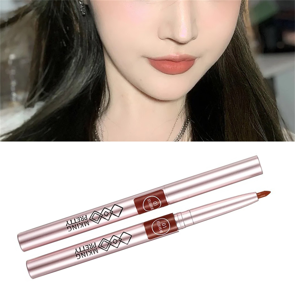 旋轉口紅筆 唇線勾線筆 防水唇膏筆 腮紅 [平行進口] HK2773