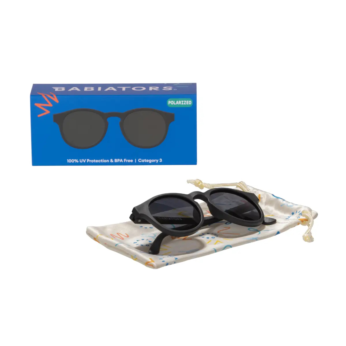 Jet Black Keyhole | Smoke Polarized Lens