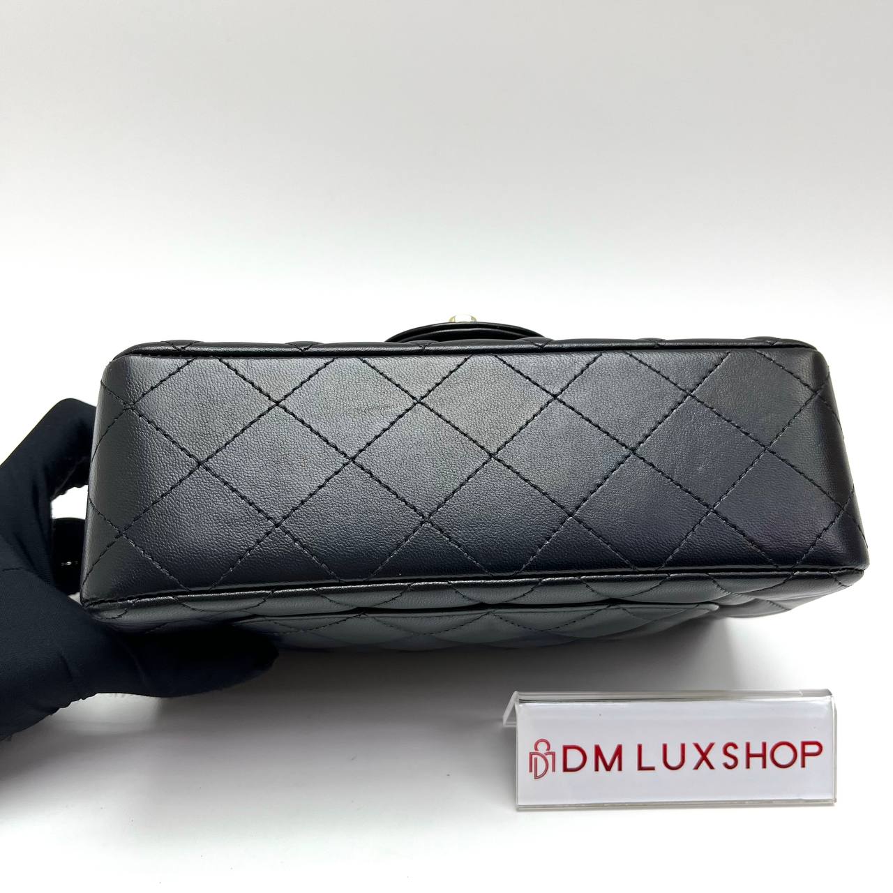 Chanel Mini Rectangular CF Black GHW (Microchip)