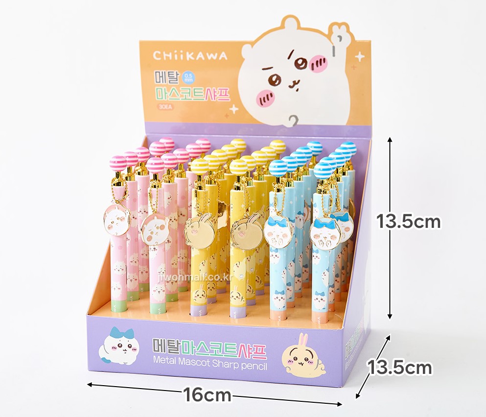 【預訂】韓國直送 Chiikawa 鉛芯筆 (一套3支)