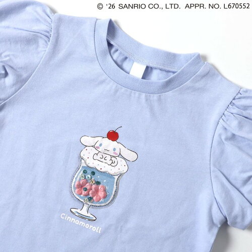 🆕【⭐訂購⭐】🇯🇵日本直送 🌀#Sanrio 刺繡/貼布 泡泡袖 短袖T恤［6款選］🌀 [ELEA-0037][260604]
