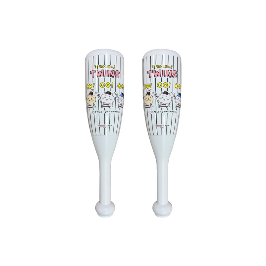 《Pre-Order》Character Mega Cheer Bat (WHITE) 應援棒｜韓國 Chiikawa 吉伊卡哇 X LG Twins 棒球隊商品 第三彈 (26CKW17-P)