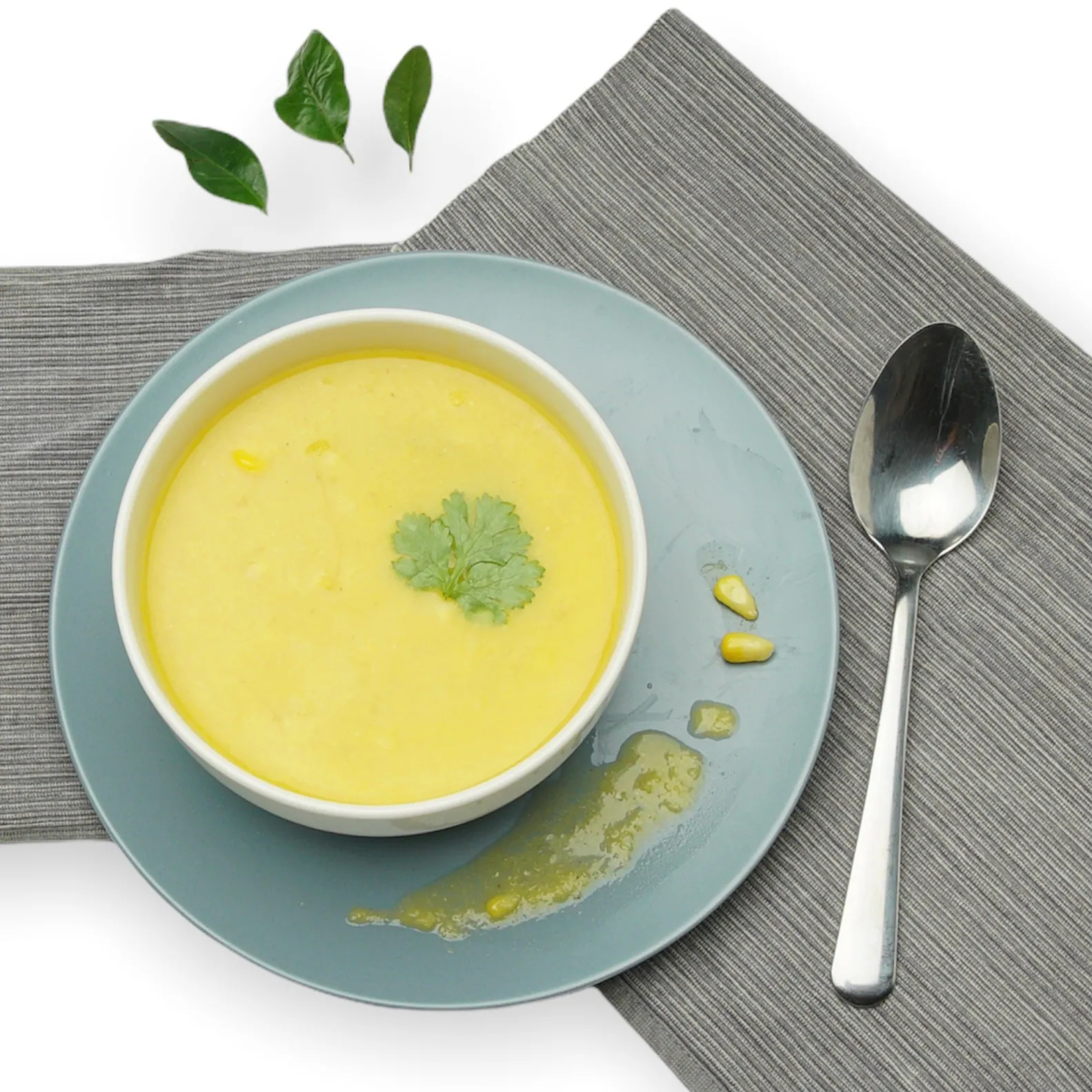 [三點水料理] 高纖本地有機粟米洋蔥湯 (奶素) 400g