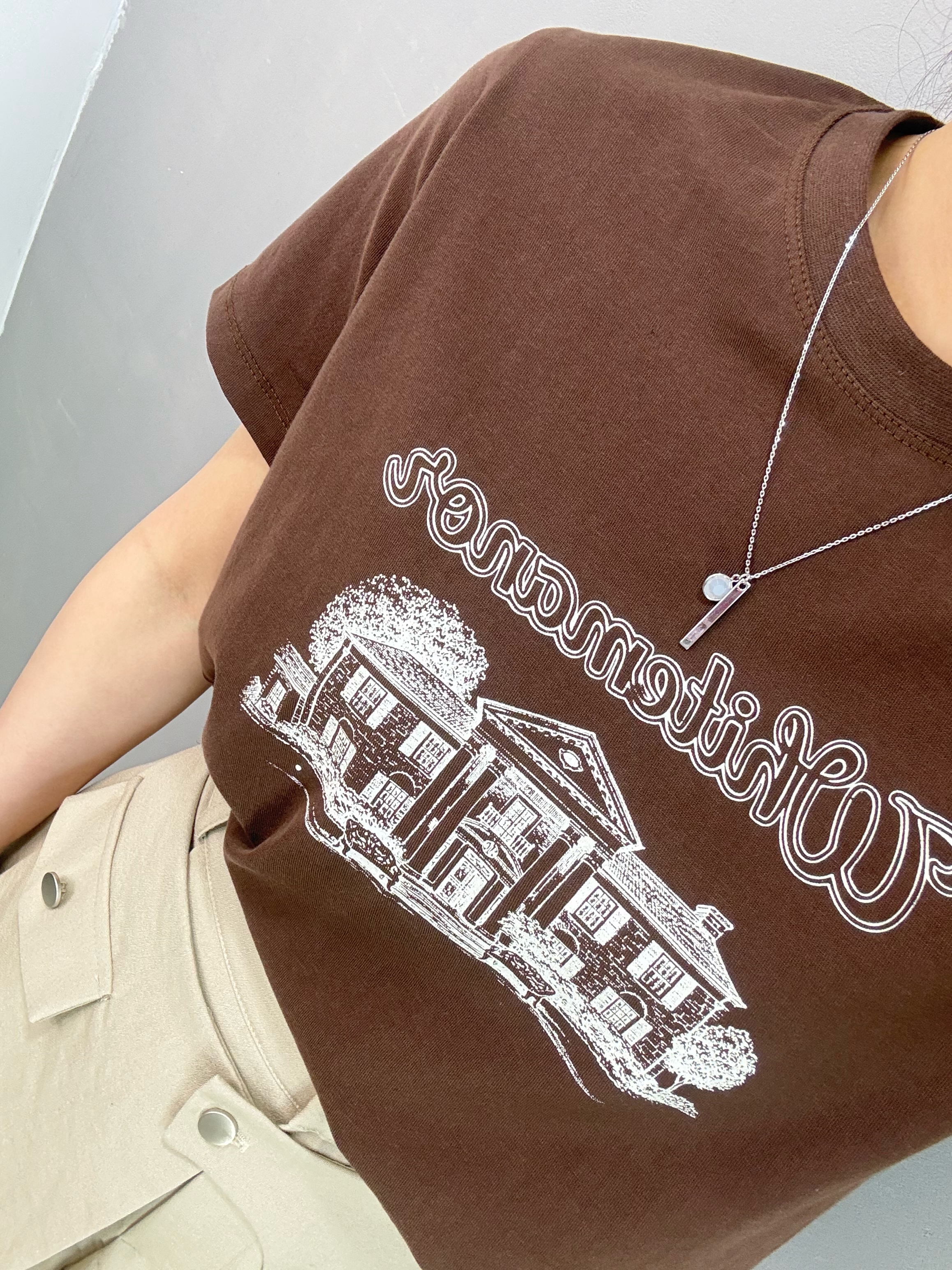 S63 屋仔print短Tee