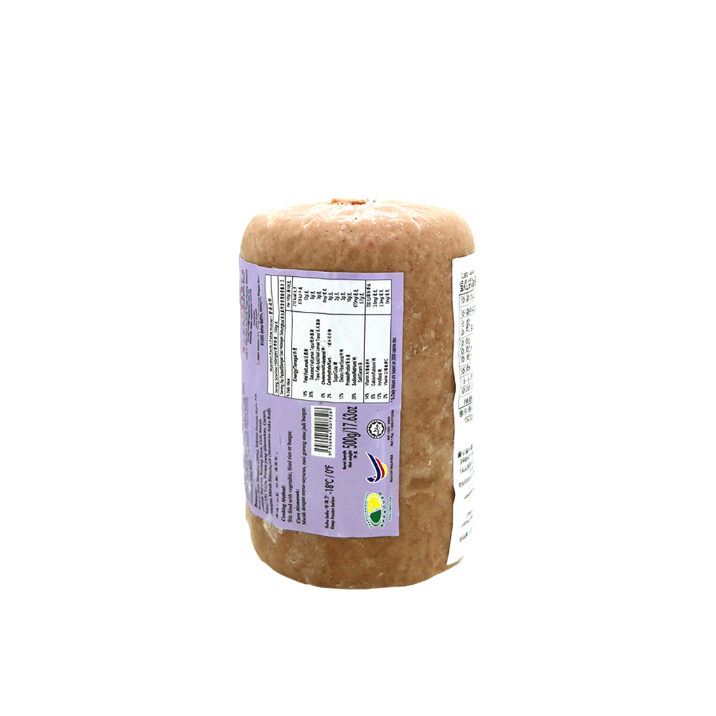DM012-德明-素美式火腿(純素) 500g/ Vegetarian American Style Roll (Vegan) 500g