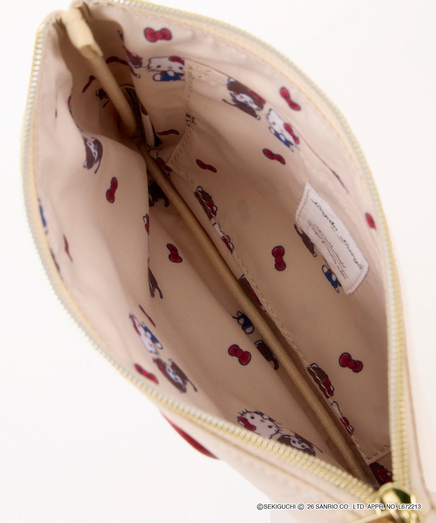 🎀【預訂】Monchhichi × Hello Kitty Ribbon Pouch W