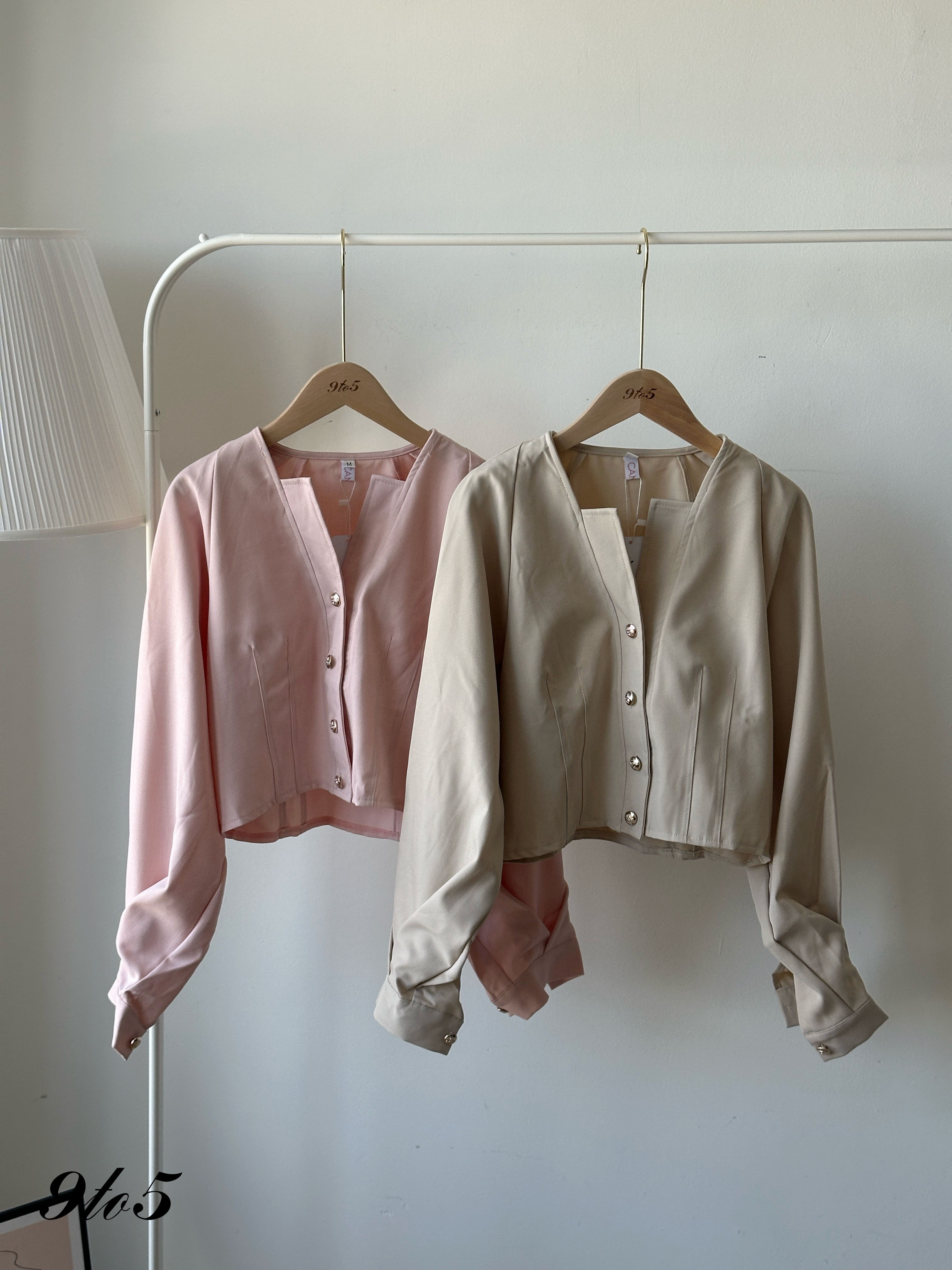 T4239 Long Sleeve Square Neck Top - 4 Colors 
