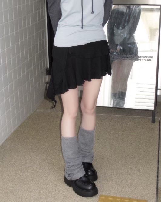 韓國新款不規則短裙