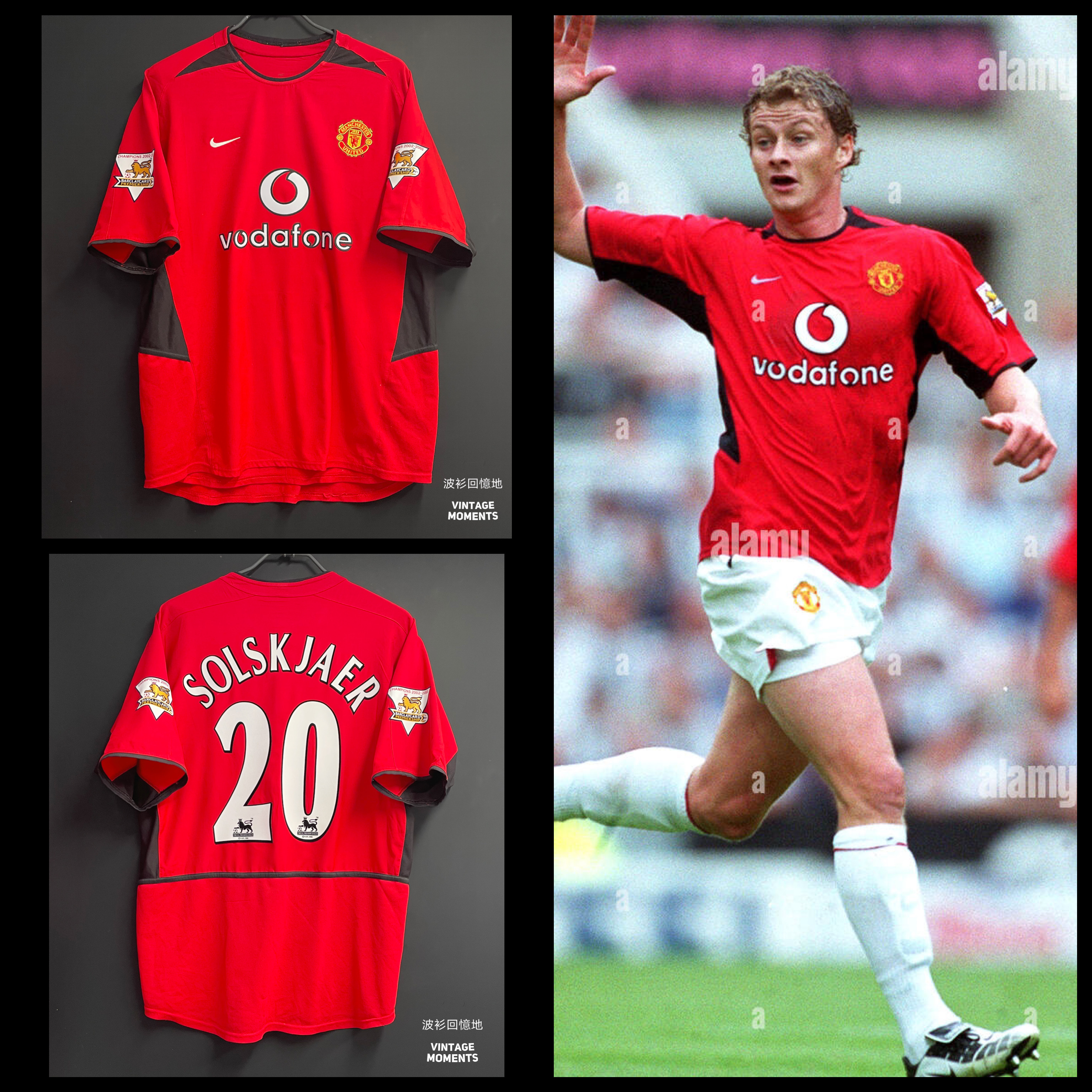曼聯03/04主場 蘇斯克查 MANCHESTER UNITED HOME SOLSKJAER