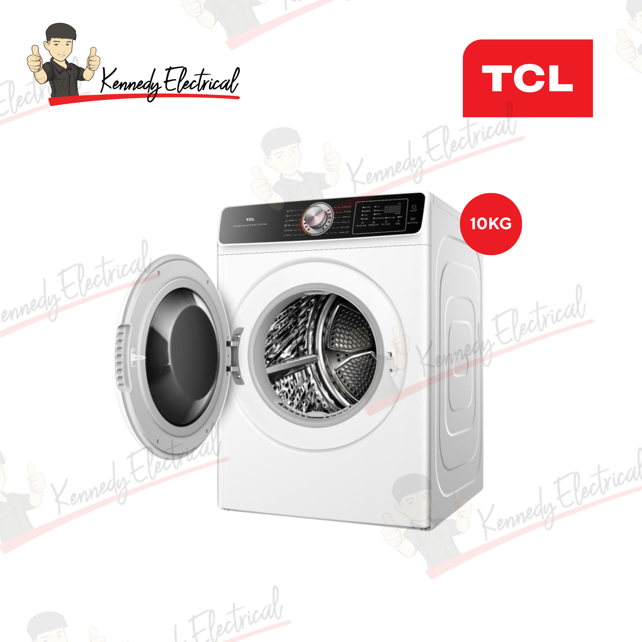 TCL 10kg Vented Tumble Dryer (TDV100-F21W)