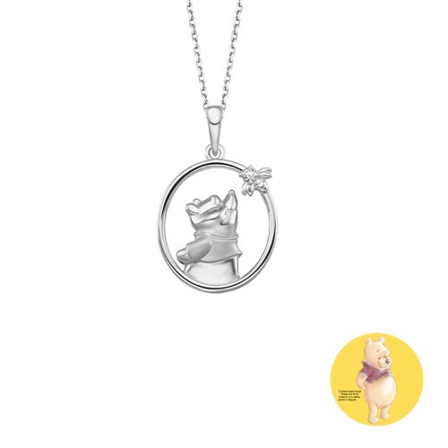 📦訂購 台灣代購 Disney 迪士尼 Toy Story 小熊維尼 Winnie the Pooh 銀製頸鏈