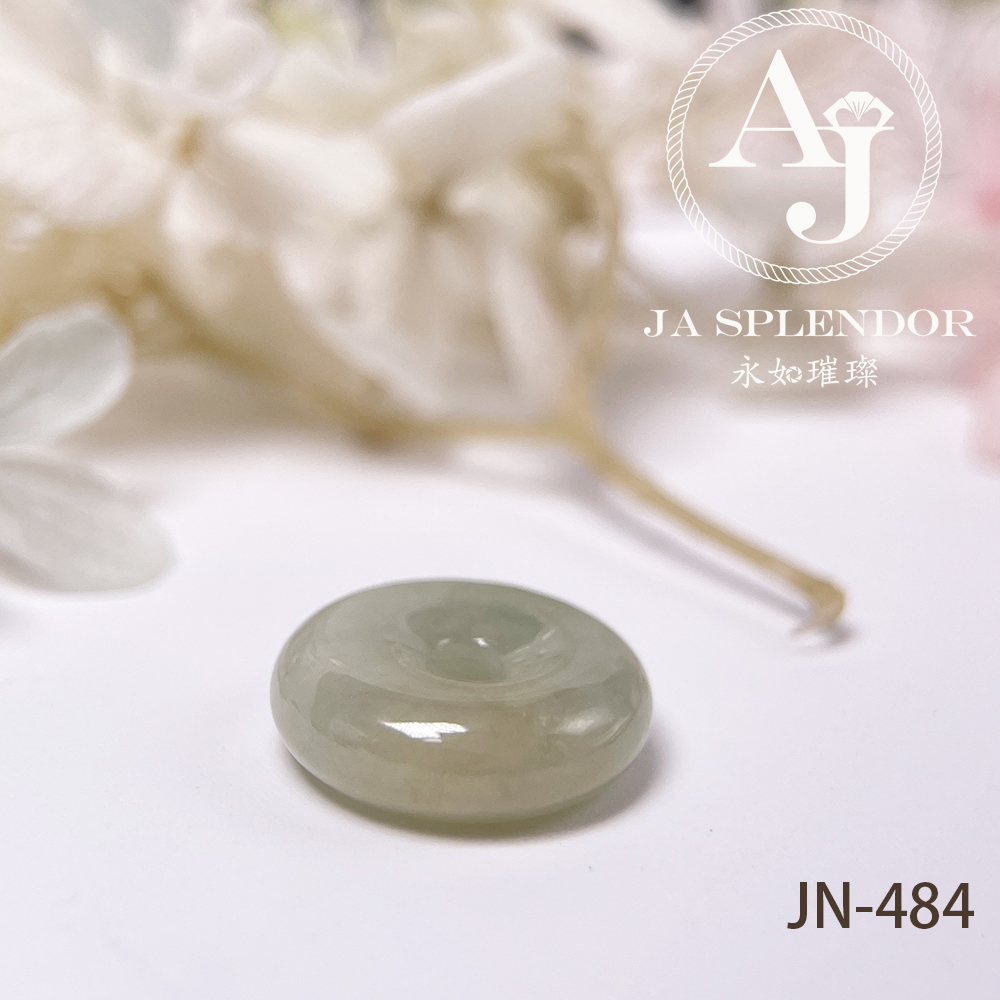 JN-481/484/495 天然翡翠A玉 冰潤秋香黃小平安扣