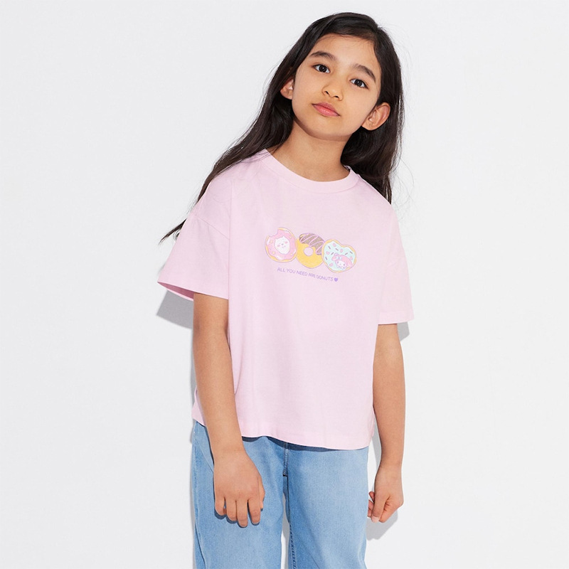 日本出口 Chiikawa x Sanrio 短袖T - 1件 現貨