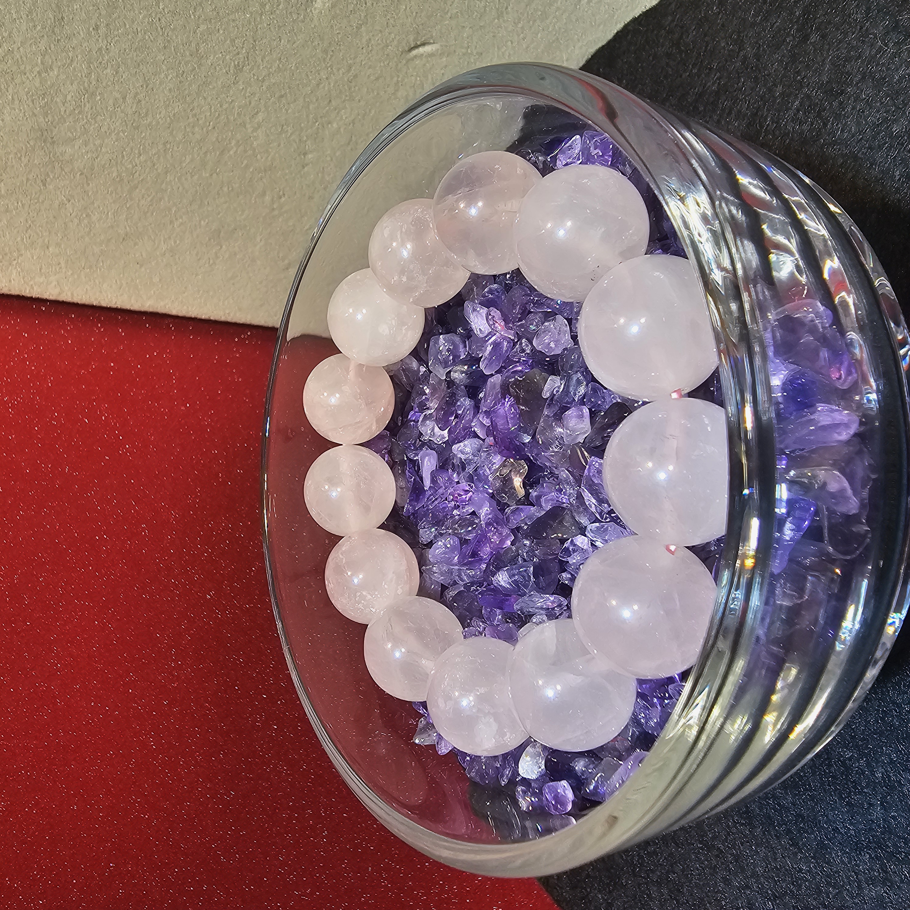 粉紅晶手串(Rose Quartz)