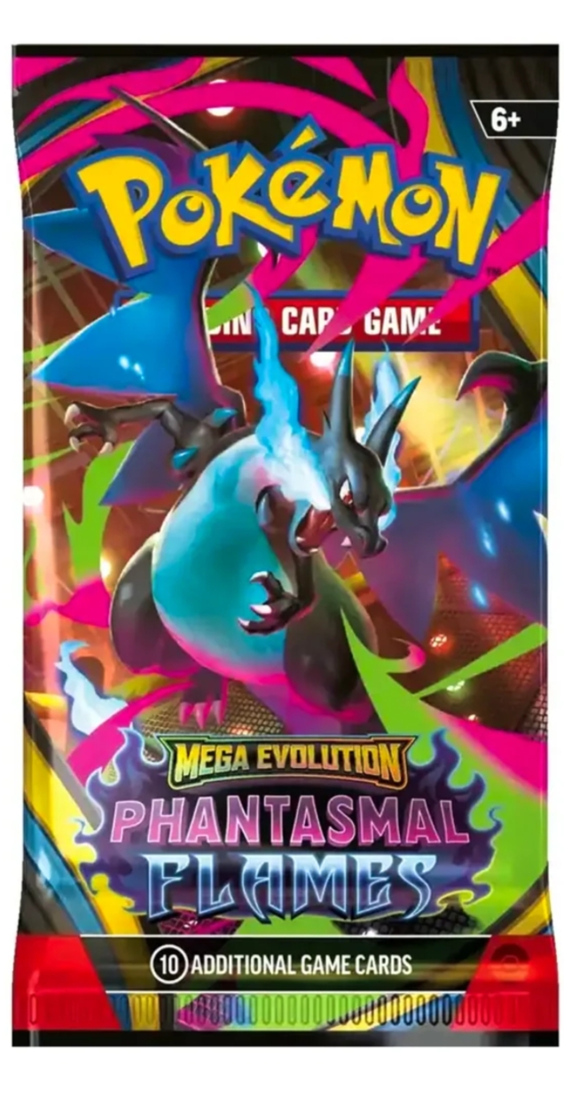 Pokemon TCG Card Game Mega Evolution - Single Pack (ME01-ME04)