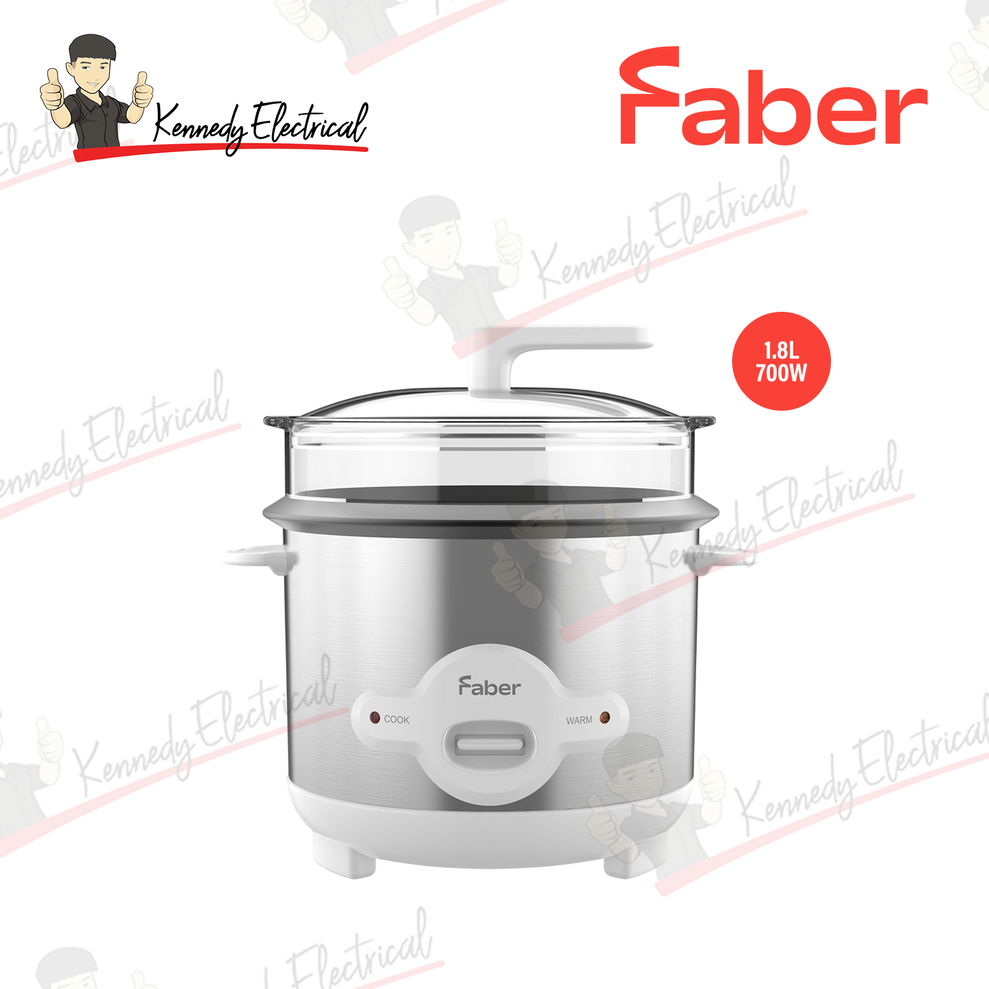 Faber 1.8L Traditional Rice Cooker FRC S319ST