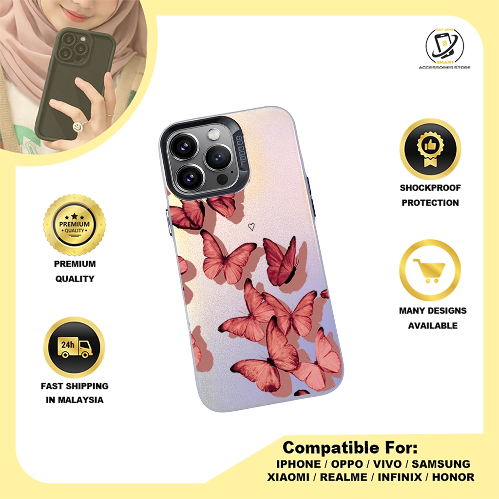 IMD CASE PHONE FOR OPPO - DESIGN BUTTERFLY F