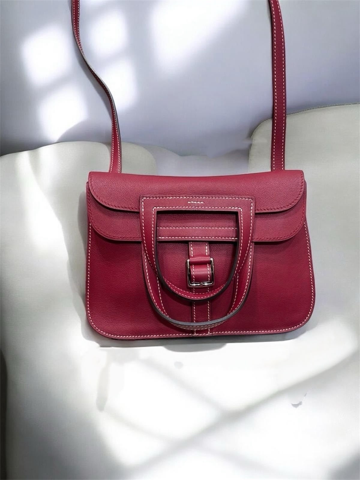 Hermes mini halzan  STAMP T 100%Authentic, 98%new ✅塵袋 