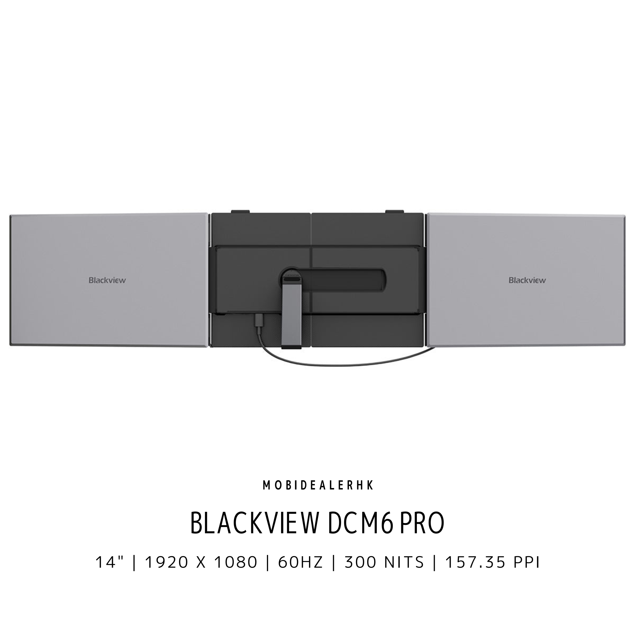 Blackview DCM6 Pro | 便攜式螢幕 | 14" | 1920 x 1080 | 60Hz | 300 Nits | 157.35 PPI