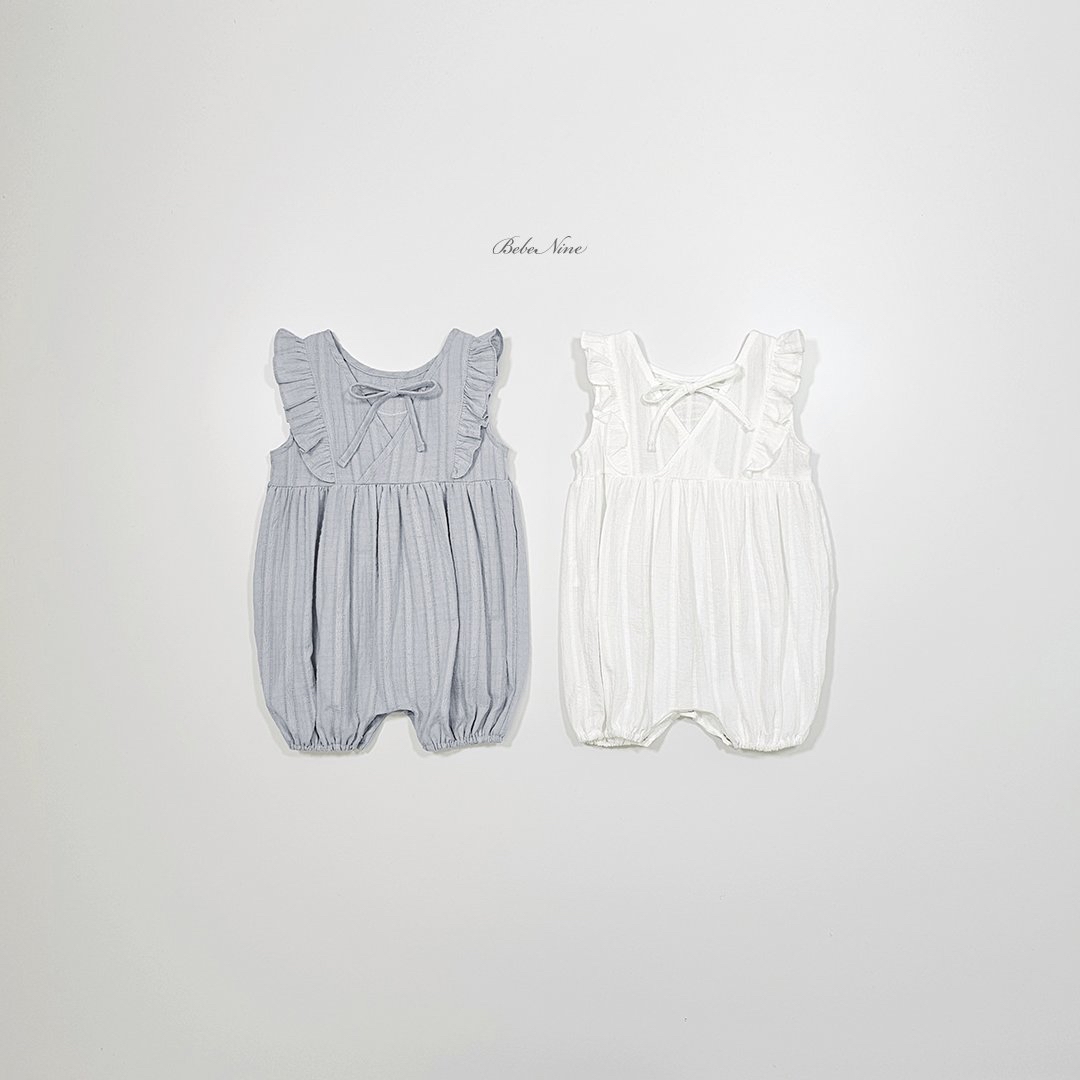 ☀️預訂 韓國直送☀️🇰🇷Bebenine兩色蕾絲標誌荷葉邊背心連身服