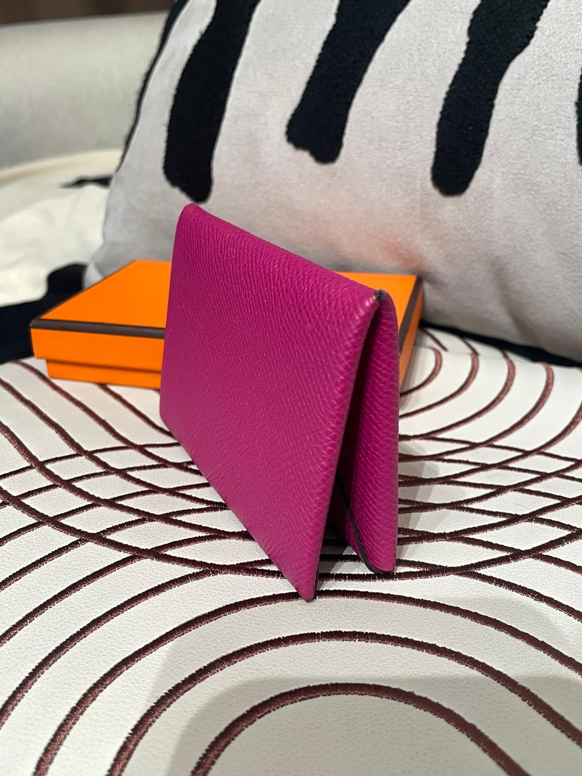 未使用品 Hermes calvi card holder 100%Authentic, Unused 未使用品 ✅Box