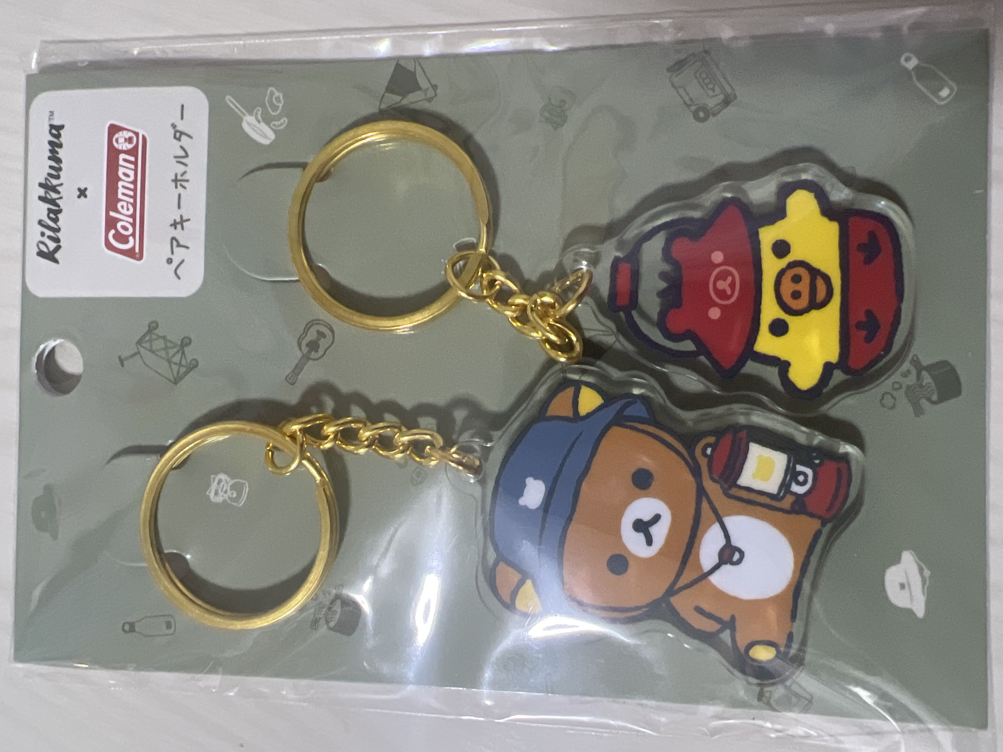 Coleman × 鬆弛熊 Pair 對裝匙扣（啡熊＆小雞）