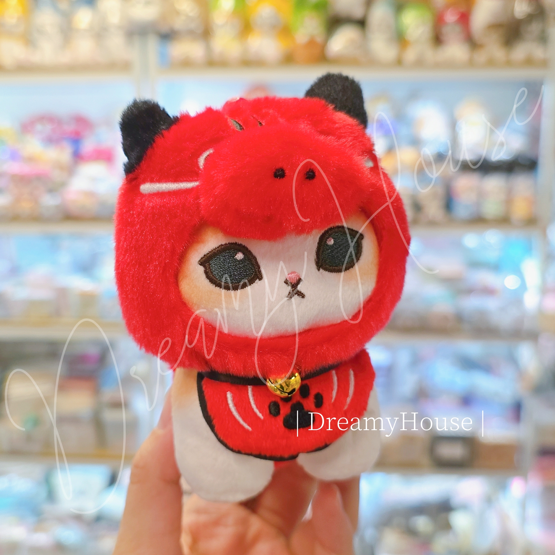 日本 Mofusand貓咪 鯊魚貓 mofumofu store 緣起物公仔吊飾