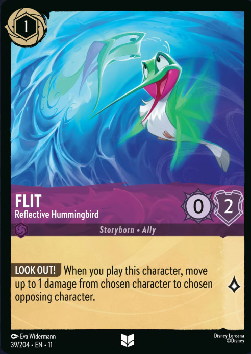 39/204 Flit - Reflective Hummingbird UC