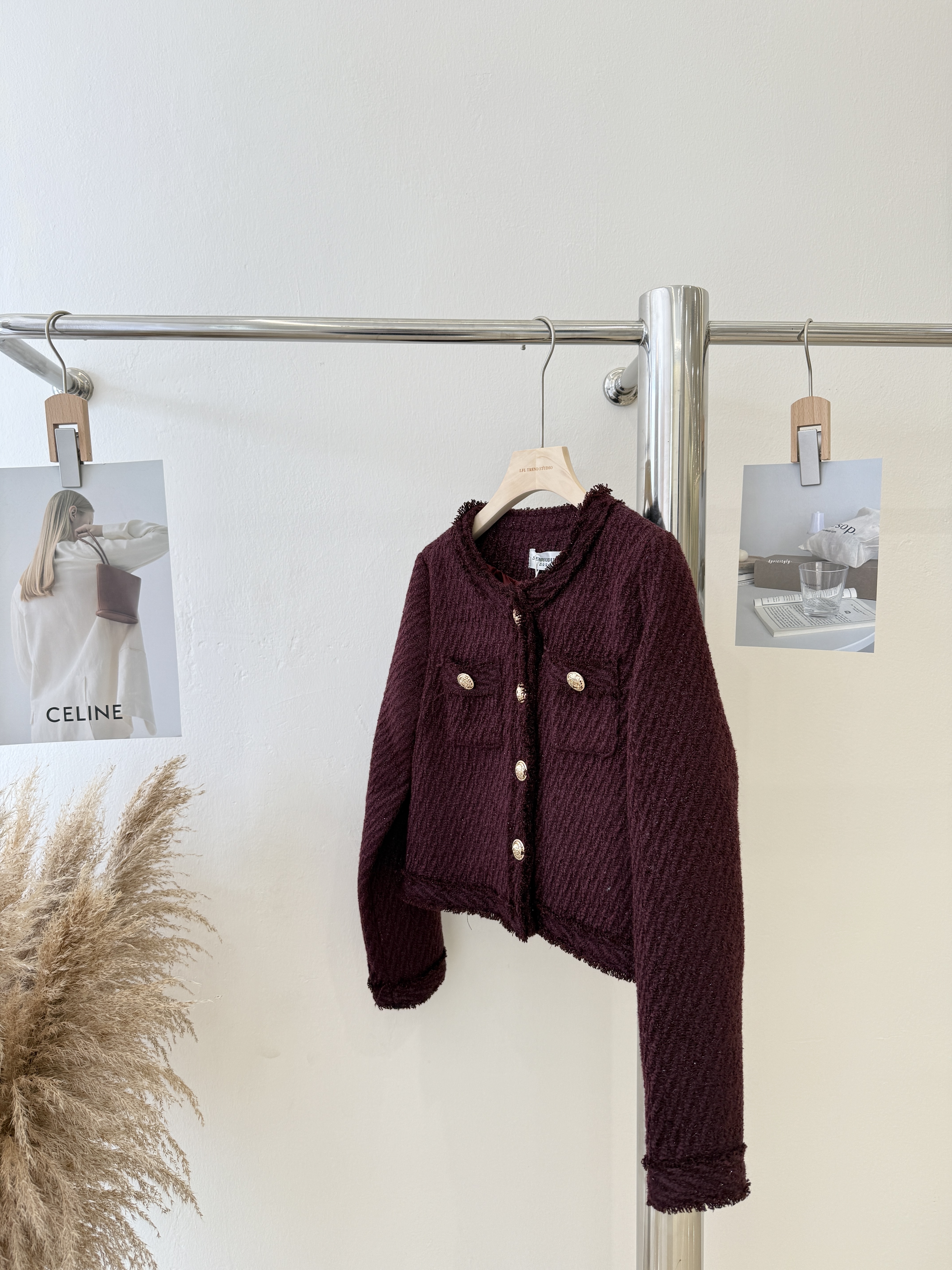 6841 高级名媛小香风外套