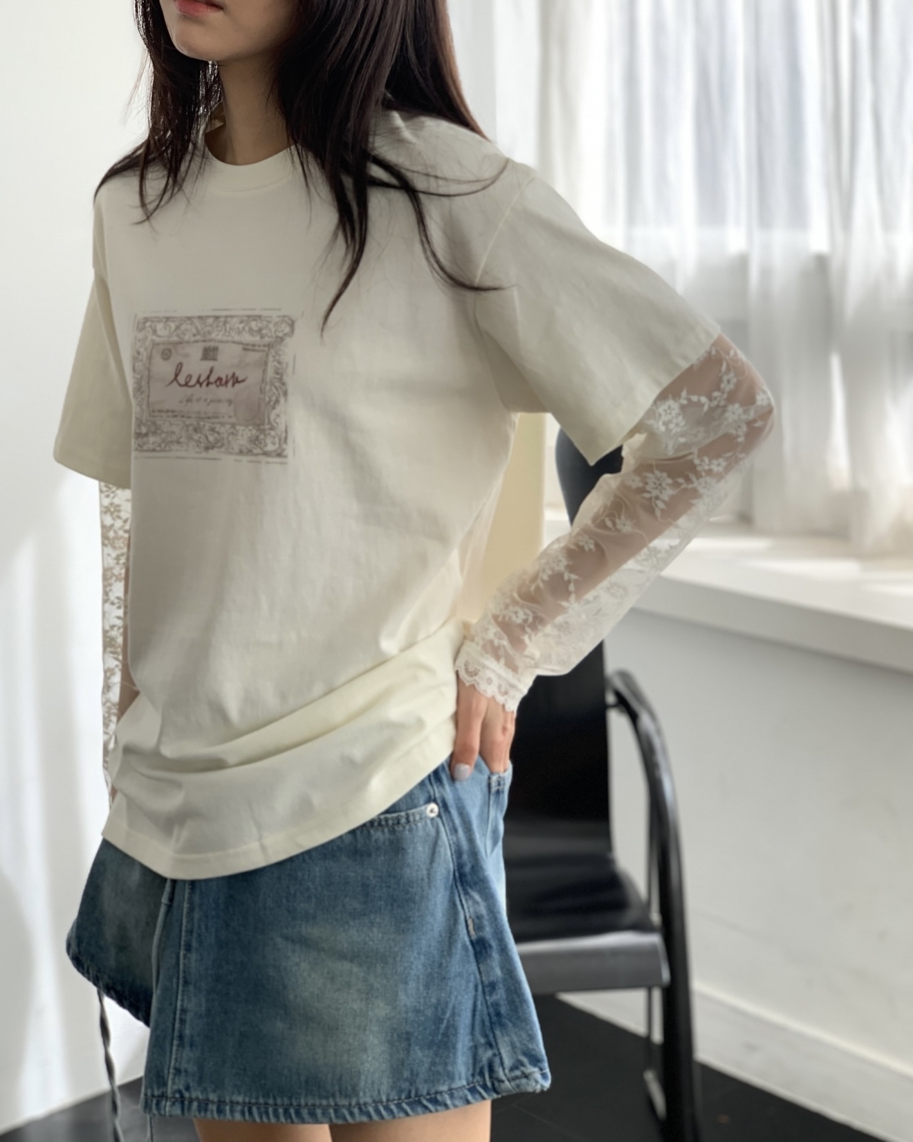 romance lace t-shirt