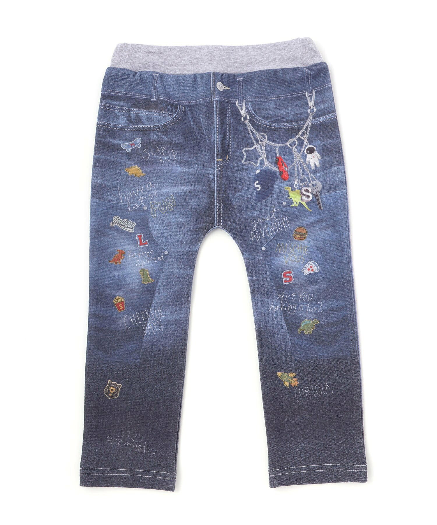 🆕【⭐訂購⭐】🇯🇵日本直送🌀米蘭羅紋 印花 牛仔8分褲［3款選］🌀 [ELBA-0179][260308]