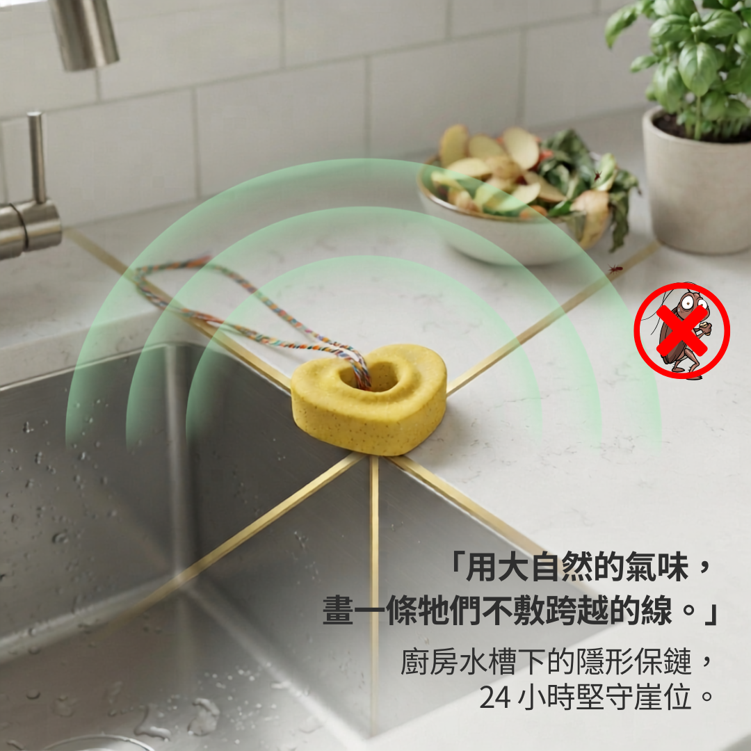 RL Breathe Out Love 小強蟻蚊退散防衛磚 (一盒2粒/一袋4粒)
