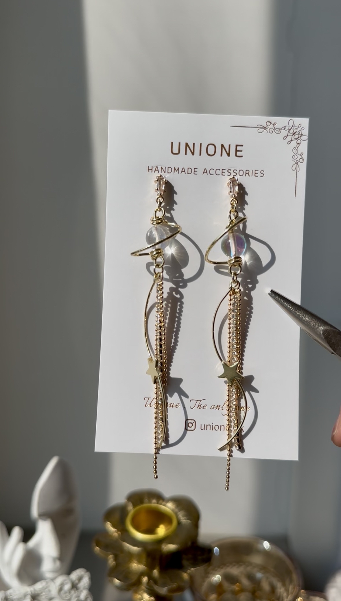 宇宙星鑽耳環🌌