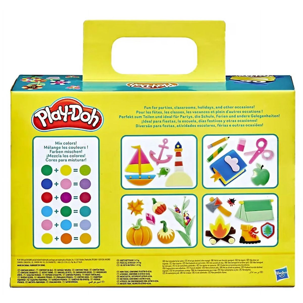 美國 Play-Doh 培樂多 繽紛泥膠豪華套組 (50罐) 平行進口